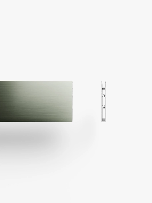 Profil Grids de 8 × 70 mm, extrudat și secțiune transversală